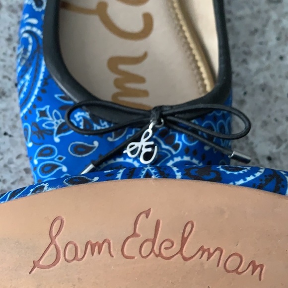 Sam Edelman Ballet Flats with Paisley Pattern - Picture 4 of 6